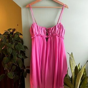 Pink Sleeveless Dress